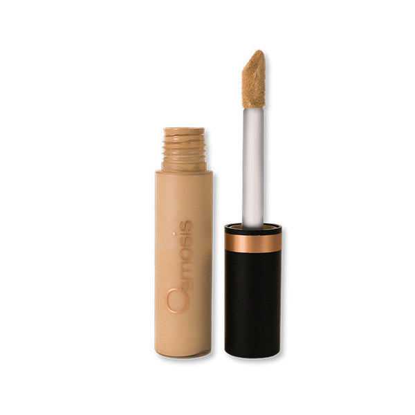Osmosis Beauty Flawless Concealer in Sand, showcasing the applicator and sleek packaging against a clean background.