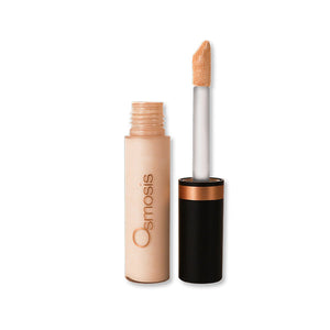 Osmosis Beauty Flawless Concealer in Porcelain, showcasing the sleek tube and applicator for precise makeup application.