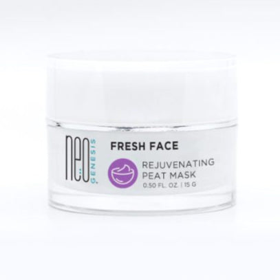 NeoGenesis Fresh Face Enzyme Crème Mask in a 15g jar, showcasing its creamy texture and elegant packaging.