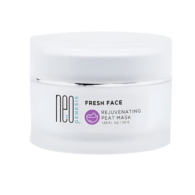 NeoGenesis Fresh Face Enzyme Crème Mask in a 50g jar, showcasing the creamy texture and packaging design.