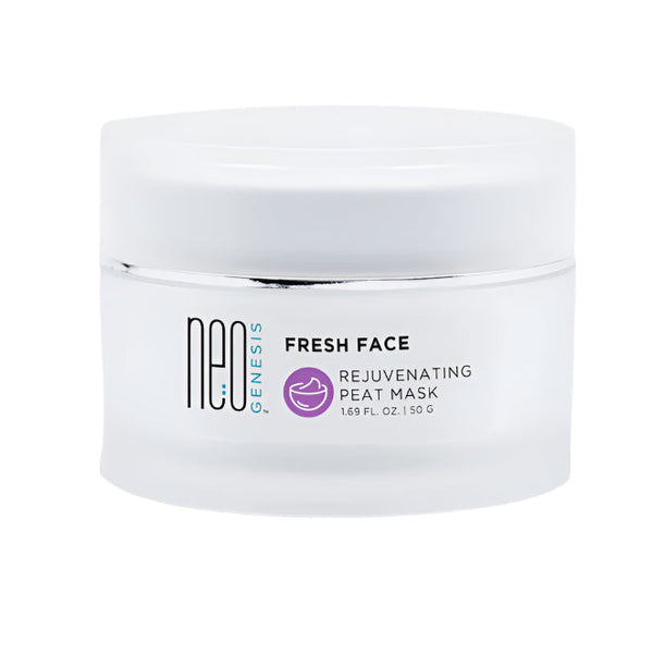 NeoGenesis Fresh Face Enzyme Crème Mask in a 50g jar, showcasing the creamy texture and packaging design.