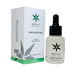 Phyto-C Skin Care Phyto Plus Gel in a clear container, showcasing its lightweight gel texture and soothing formulation.