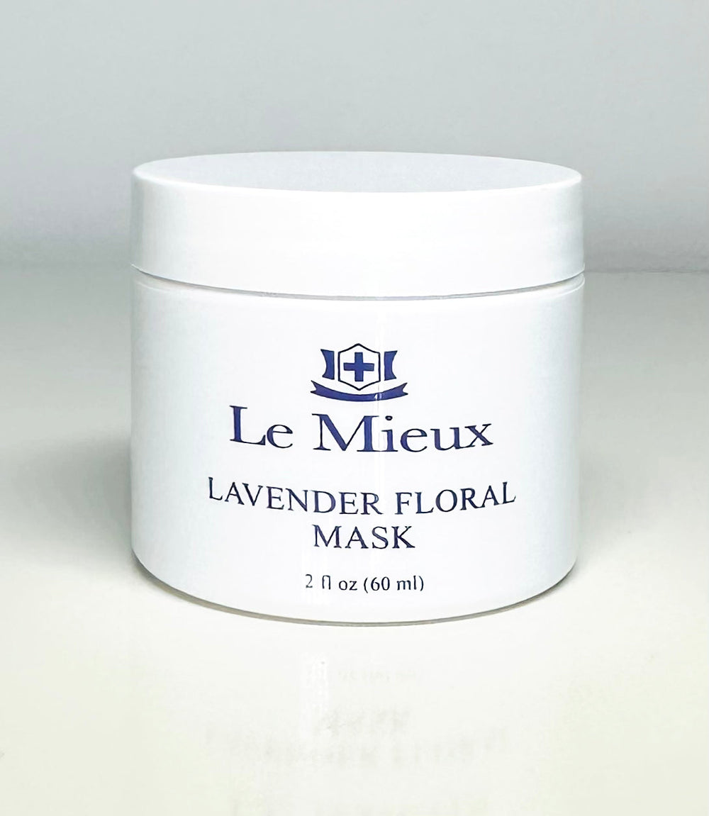 Le Mieux Lavender Floral Mask - Calming Gel Face Mask with Hyaluronic Acid - European Beauty by B