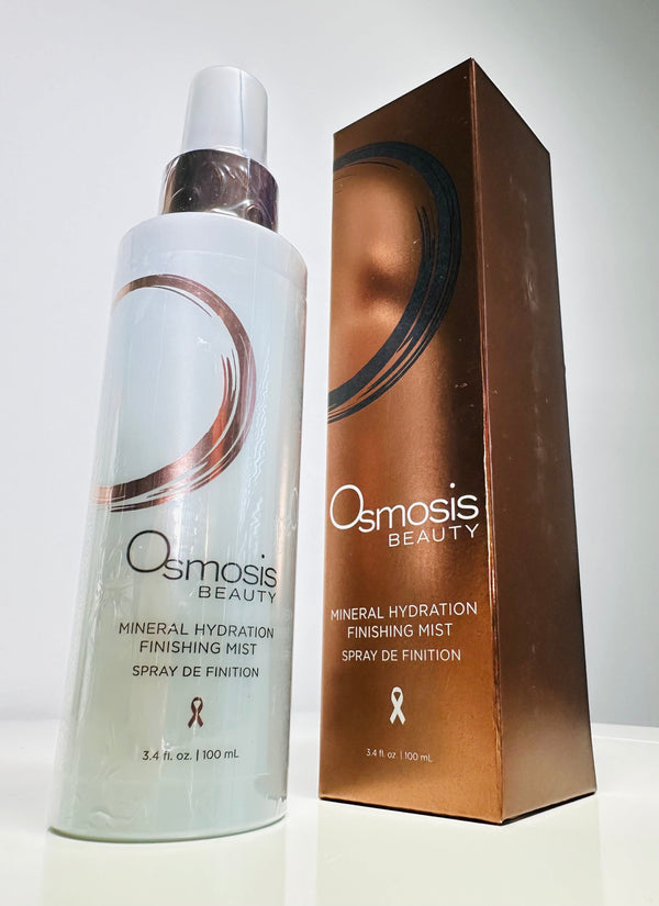 Osmosis Beauty Colour Mineral Hydration Finishing Mist 100ml in a spray bottle with a light, refreshing texture.