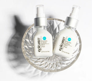 Epicuren Discovery Glycolic Lotion Skin Peel in a 2 Fl Oz bottle with exfoliating properties for smooth skin.