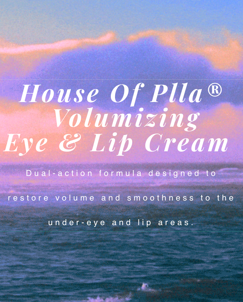 Tov Beauty HOP+ Promoter collagen eye and lip cream in a sleek jar, highlighting its smooth, creamy texture.