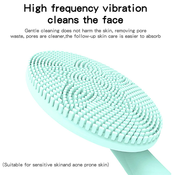 Halylo Sonic Facial Cleansing Brush in a sleek design for deep cleaning and gentle facial massage.