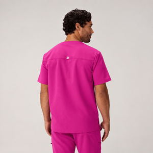 Circadia x Fabletics Men's Helix 1-Pocket Scrub Top - image 2
