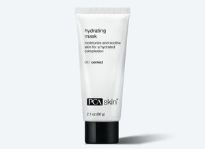PCA Skin Hydrating Mask 2.1 oz in a jar, showcasing a creamy texture for deep hydration on skin.