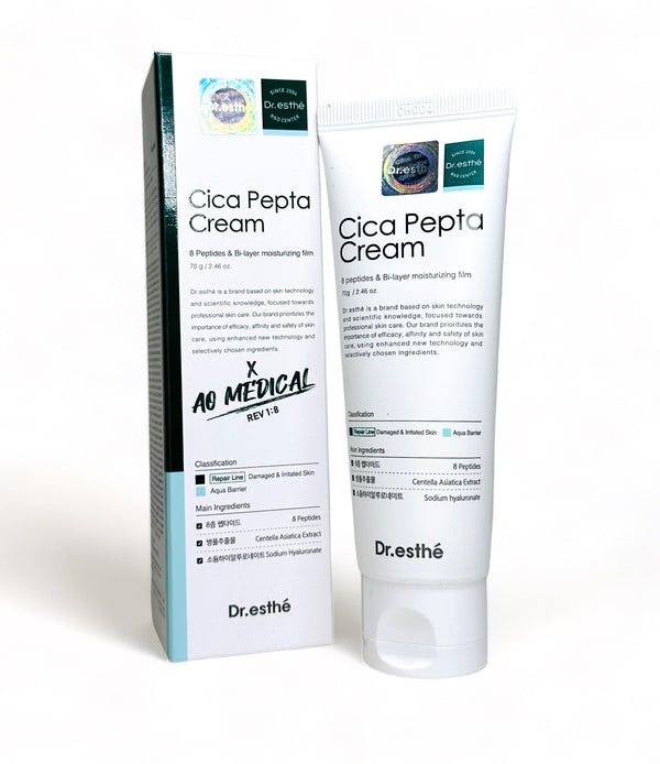 Dr.esthe Cica Pepta 8 peptides & Bi- layer Moisturizing film 50g - European Beauty by B