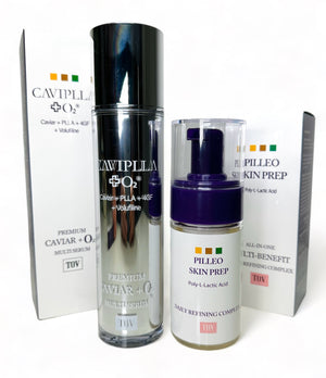 TOV CAVIPLLA +O2  Premium Caviar Multi Serum  Caviar + PLLA + 4GF 4 oz  With Free Pilleo Skin Prep - European Beauty by B