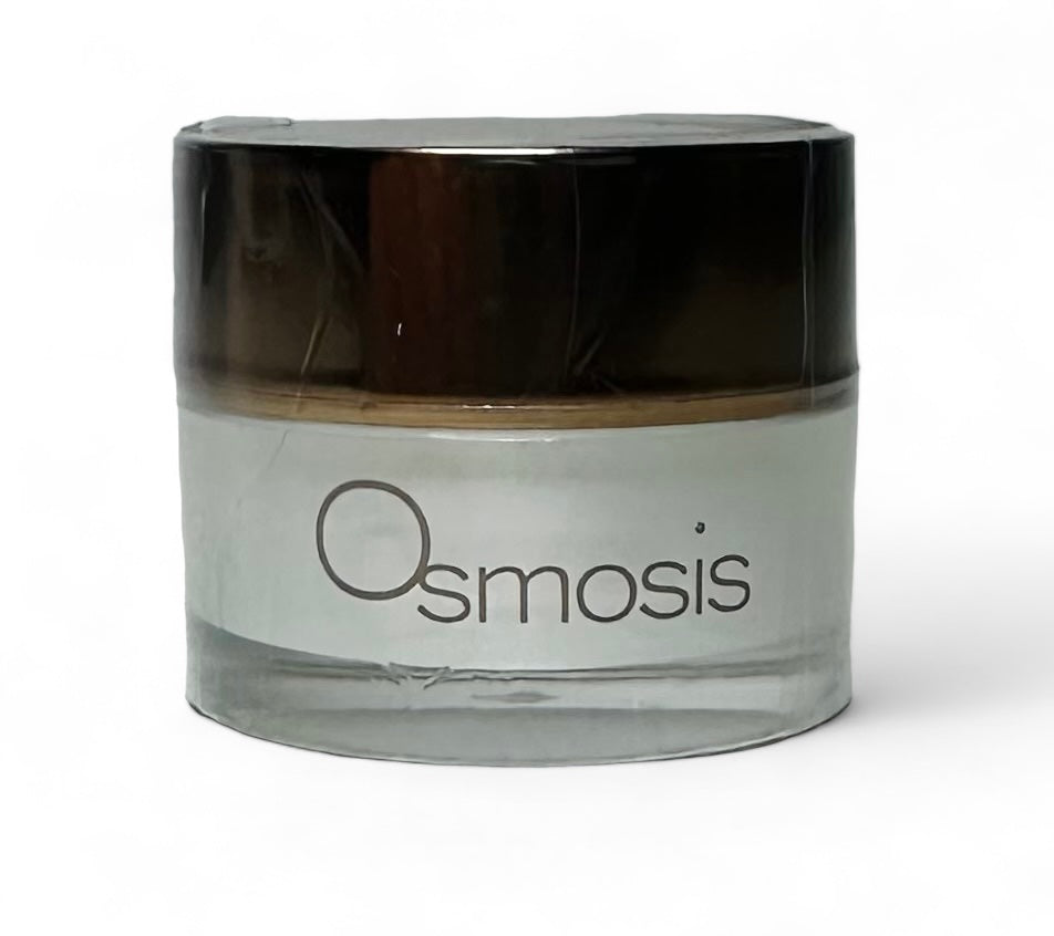 Osmosis MD Tropical Mango Barrier Repair Mask in a 5 ml tube with a vibrant mango design and creamy texture.