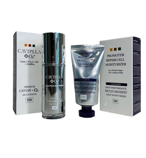 CAVIPLLA O2 Multi Serum with Promoter Repair Cell Cream - European Beauty by B