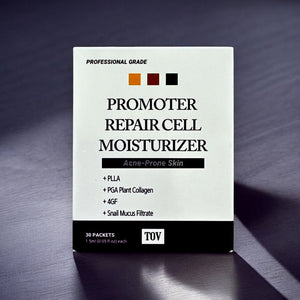 TOV HOP+ House of PLLA Promoter Cell Cream for acne-prone skin in travel-friendly 30 pouches.