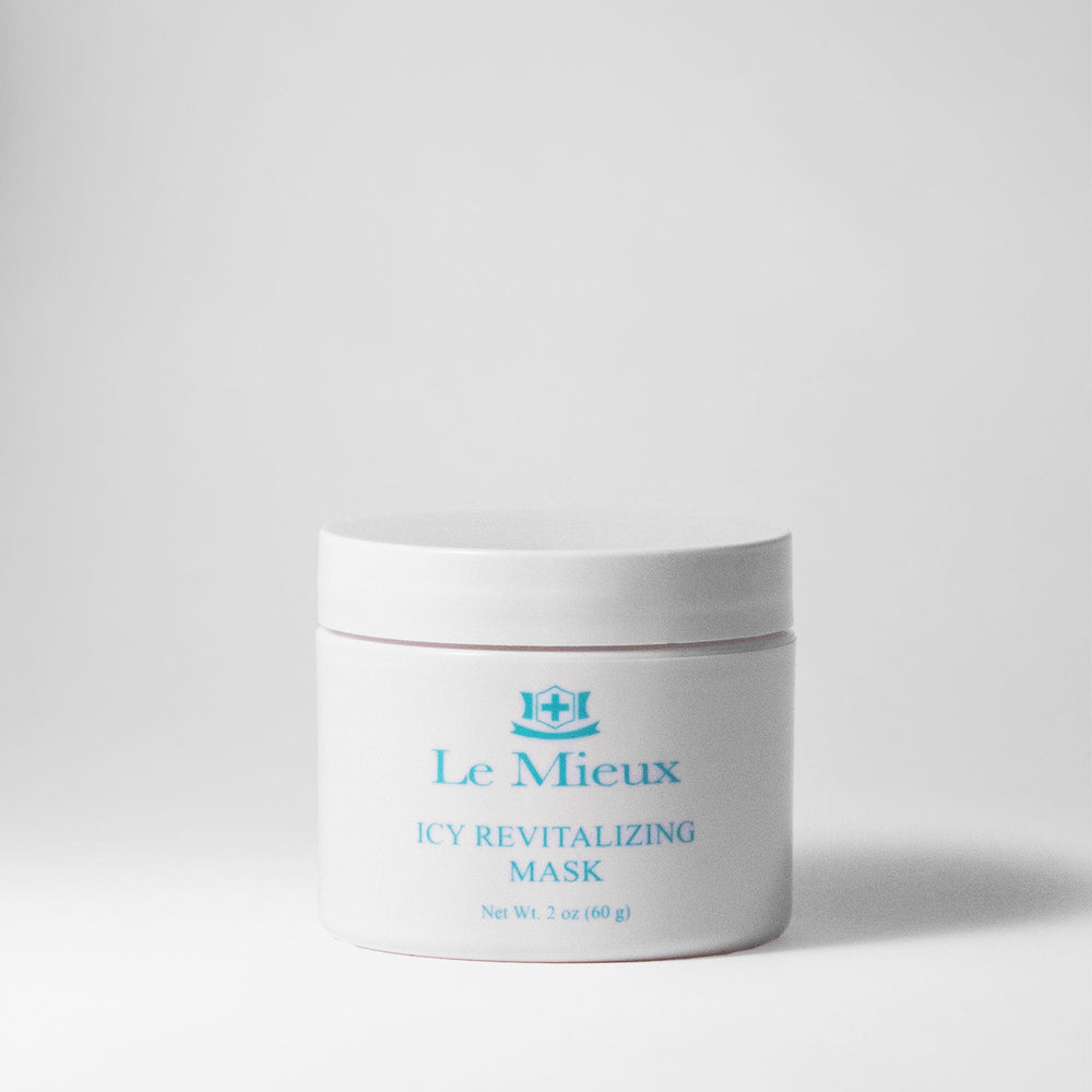 Le Mieux Icy Revitalizing Mask in a 2oz jar, cooling skincare mask for revitalizing and refreshing skin.
