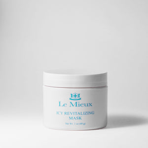 Le Mieux Icy Revitalizing Mask in a 2oz jar, cooling skincare mask for revitalizing and refreshing skin.