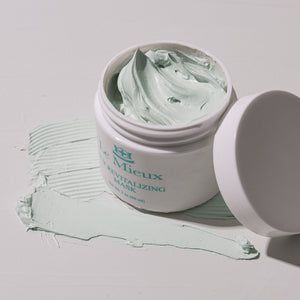 Le Mieux Icy Revitalizing Mask in a 2oz jar, featuring a cooling, revitalizing skincare mask with a sleek container and fresh product appearance.