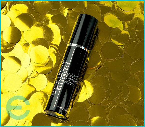 Epicuren Discovery Instantlift Tightening Serum in a glass bottle, showcasing its anti-aging properties and smooth texture.