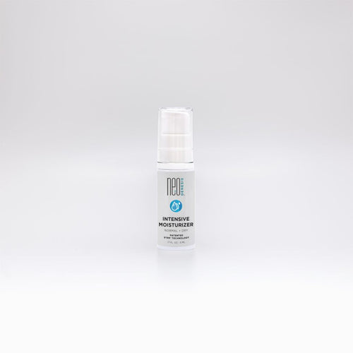 NeoGenesis Intensive Moisturizer in a 5mL jar, showcasing creamy texture suitable for deep hydration of the skin.