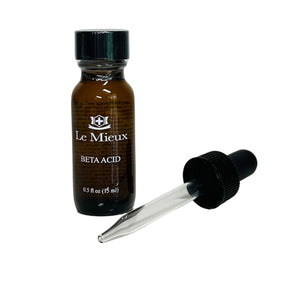 Le Mieux Breakout Solution Beta Acid exfoliant in a sleek bottle, designed for acne-prone skin.