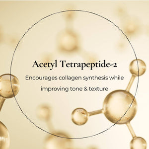 Le Mieux Collagen Peptide Serum bottle with dropper showing ingredients and clear labeling on a white background.
