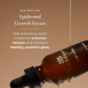 Le Mieux EGF-DNA Serum bottle with dropper, showcasing the skincare serum for youthful skin and skin regeneration.