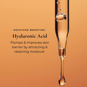 Le Mieux Hyaluronic Serum bottle with dropper, containing hydrating hyaluronic acid for skincare.