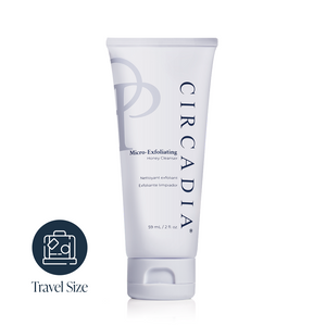Circadia Micro-Exfoliating Honey Cleanser in 8 oz bottle, gentle facial cleanser with honey and exfoliating properties.