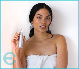 Epicuren Discovery Moisture Surge Hyaluronic Acid Gel in a clear jar, highlighting its smooth, gel texture for anti-aging.