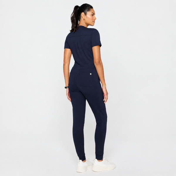 Circadia x Fabletics Women's PonteFlex Navy Empower Scrub Jumpsuit - image 2