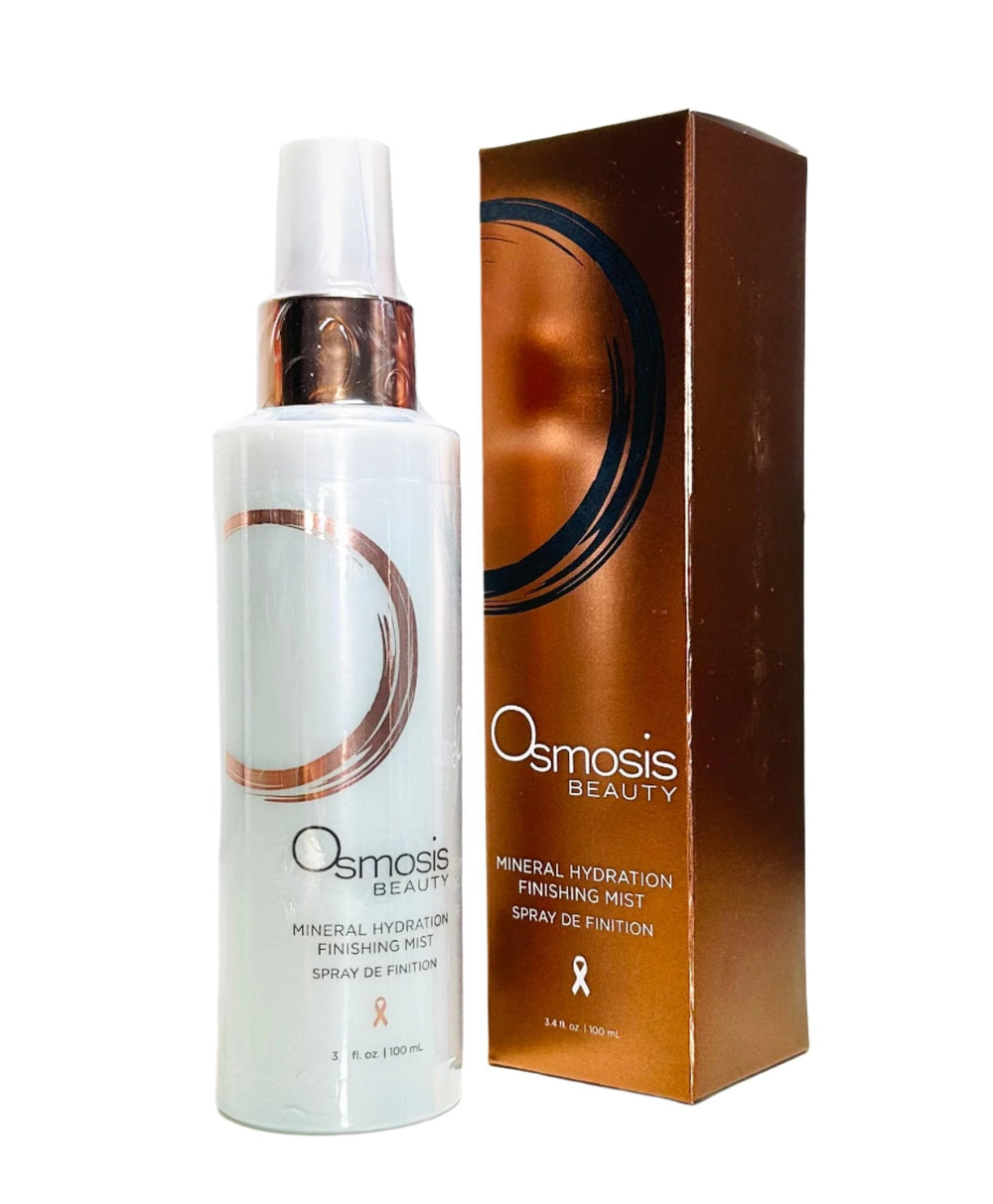 Osmosis Beauty Colour Mineral Hydration Finishing Mist 100ml bottle with a sleek design, featuring a fine mist sprayer.