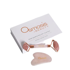 Osmosis Skincare Rose Quartz Roller & Gua Sha Set - European Beauty by B