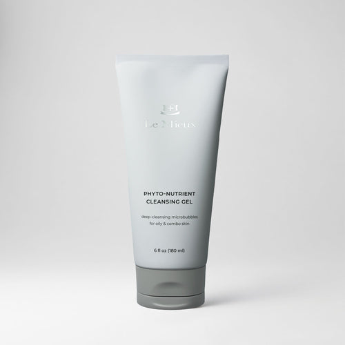 Le Mieux Phyto-Nutrient Cleansing Gel in a 6oz tube, a gentle facial cleanser with natural phytonutrients for healthy skin.