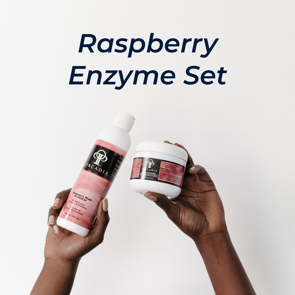 Circadia Raspberry Enzyme Gel Cleanser showcasing a clear gel with raspberry extracts, designed for gentle facial cleansing.