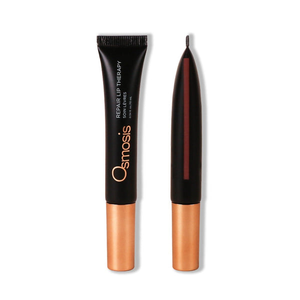 Osmosis Beauty Repair Lip Therapy in blush, showcasing a smooth, nourishing lip balm in a sleek tube.