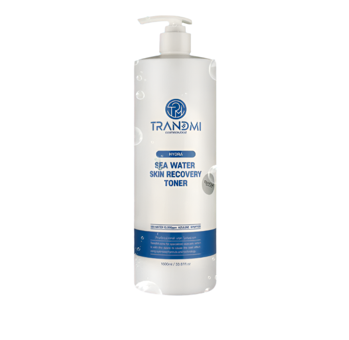 Tov Beauty Trandmi Sea Water Skin Recovery Toner 200ml bottle with a clean, refreshing design on a neutral background.