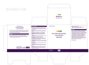 TOV House of PLLA® HOP+ PLLA Pro Micro Peel cell cream in a sleek container, ideal for weekly skin refinement.