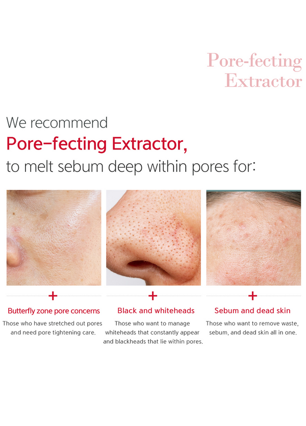 Dr. Esthe Pore-Fecting Extractor 200mL bottle for acne treatment on a white background.