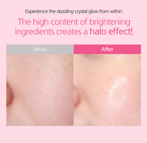 Dr. Esthe Anti-Mela Toning Serum bottle with a clear liquid, showcasing the sleek design and label details.