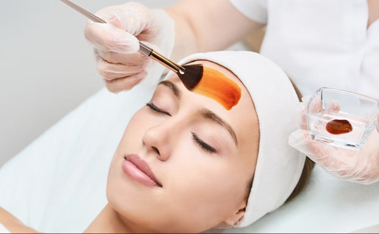 Customized facial voucher from The Aesthetics Spa featuring serene spa imagery and treatment details.