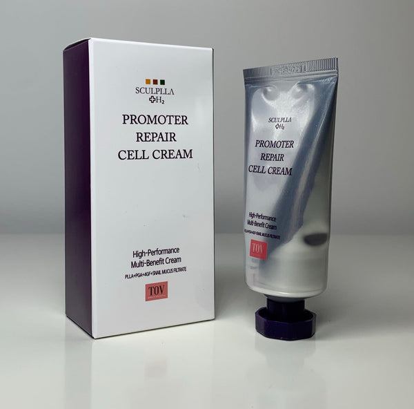Sculplla +H2 Promoter Repair Cell Cream 50 ml with free Face Sonic Brush - European Beauty by B