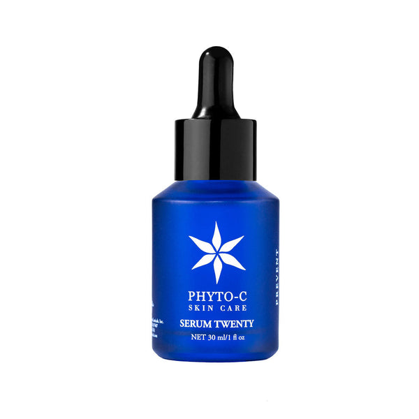 Phyto-C Skin Care Serum Twenty in a 30ml bottle, showcasing the lightweight texture and sleek packaging.