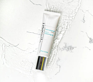 Epicuren Discovery Silk Radiance 3-IN-1 Cleansing Oil in a stylish bottle with a soft, glowing backdrop.