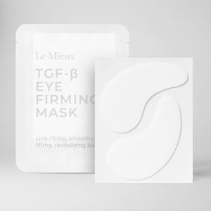 Le Mieux TGF-β Eye Firming Mask showing soft, soothing eye masks designed to reduce puffiness and wrinkles around the eyes.