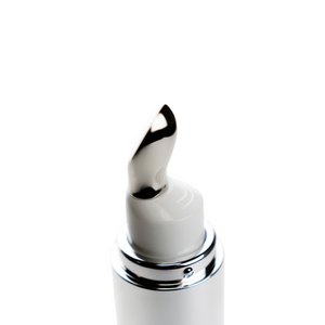 TOV House of PLLA HOP+ Promoter Volumizing Eye & Lip Cream in a jar with a sleek design on a white background.