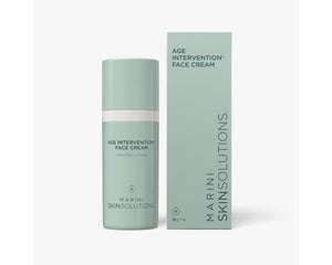 Jan Marini Age Intervention Face Cream in a sleek box, designed for anti-aging skincare.