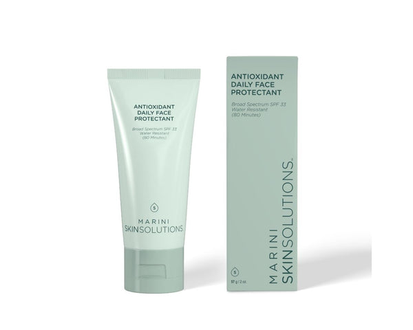 Jan Marini Antioxidant Daily Face Protectant SPF 33 in box, designed to protect skin and reduce dark spots.