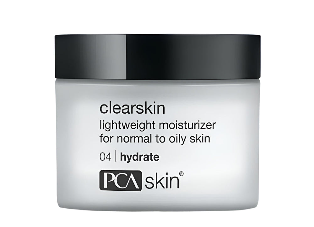 PCA Skin Clearskin Moisturizer 1.7 oz in a sleek tube, designed for oily and acne-prone skin hydration.