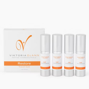 Viktoria DéAnn Rejuvenator bottle with a sleek design, showcasing the European Beauty by B branding.