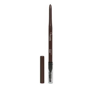 Brown brow pencil by Osmosis Beauty with a fine tip for precise application and natural-looking brows.